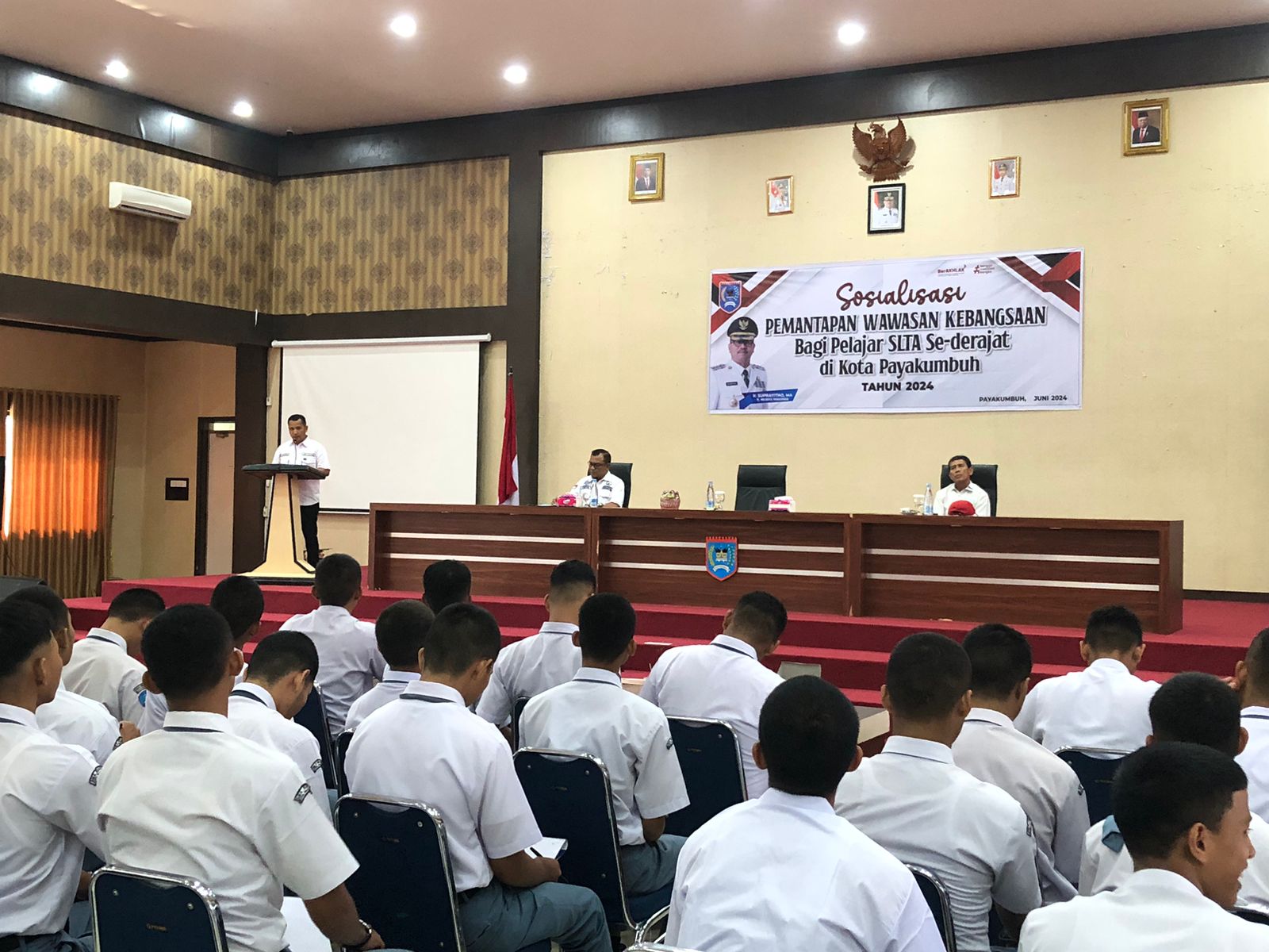 Sosialisasi pemantapan wawasan kebangsaan bagi pelajar SMA sederajat di Kota Payakumbuh